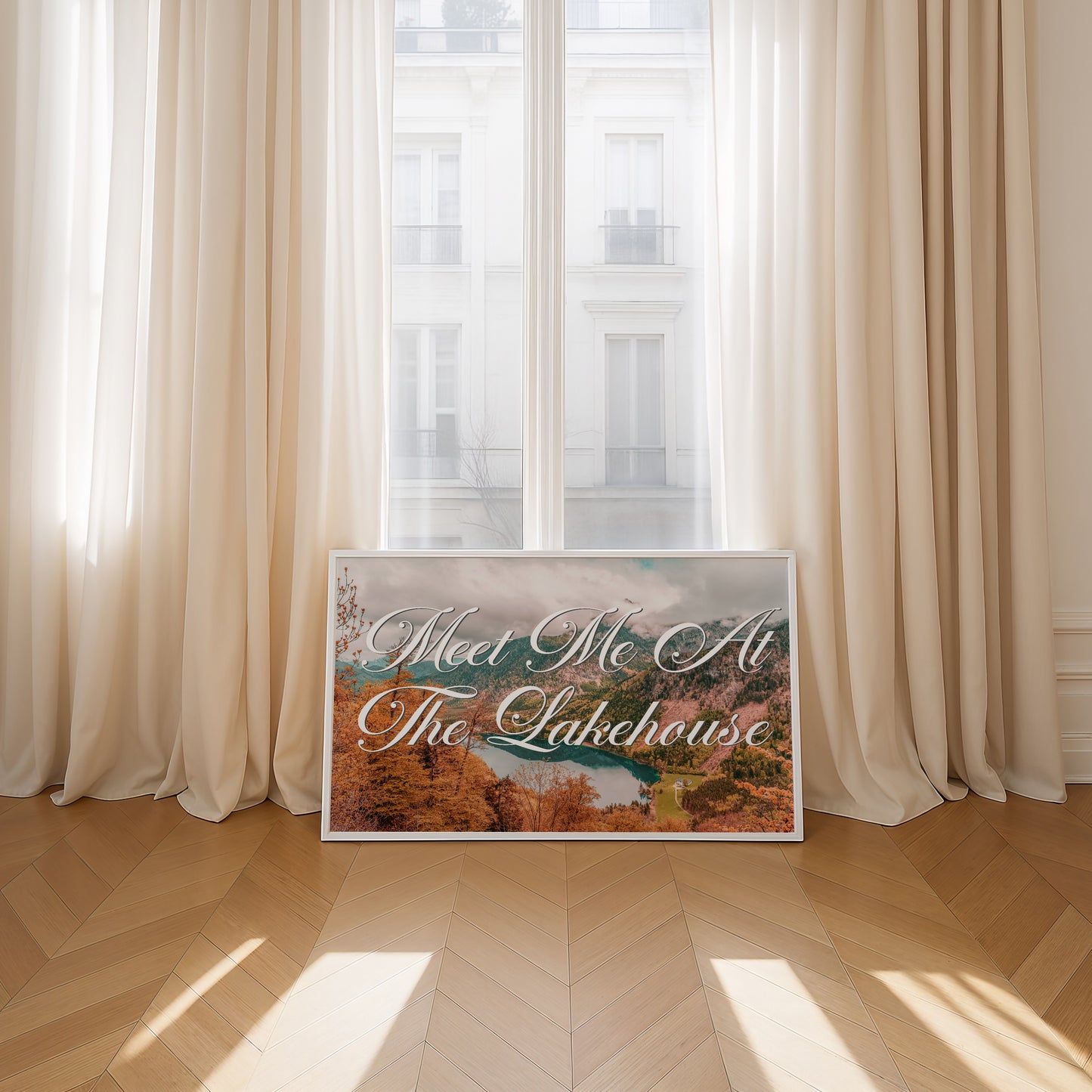 Meet You at the Lake House Art Print | Digital Download