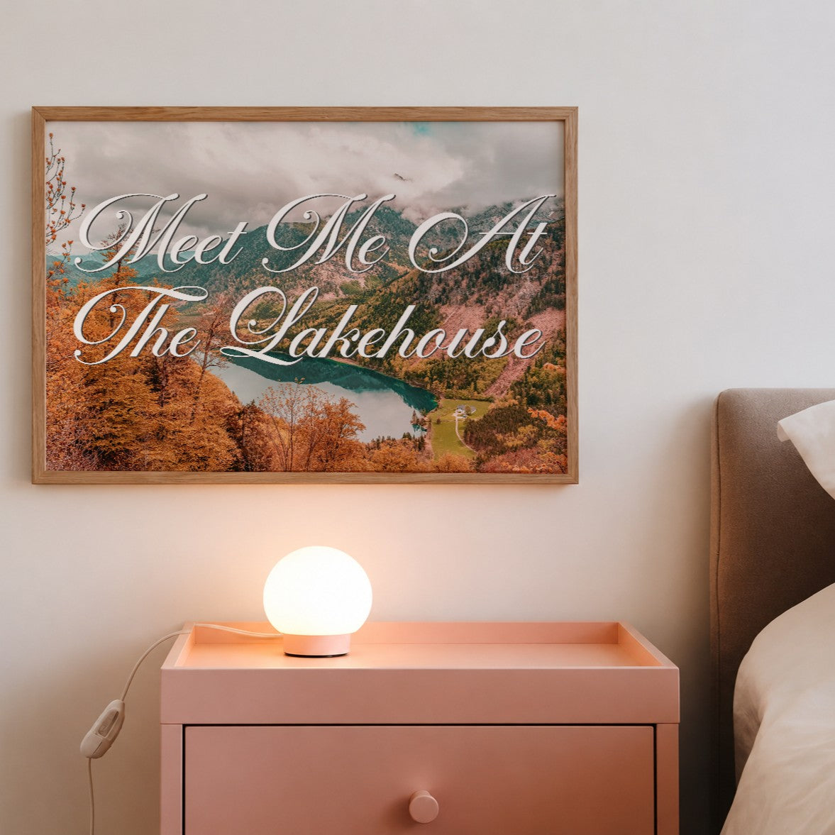 Meet You at the Lake House Art Print | Digital Download
