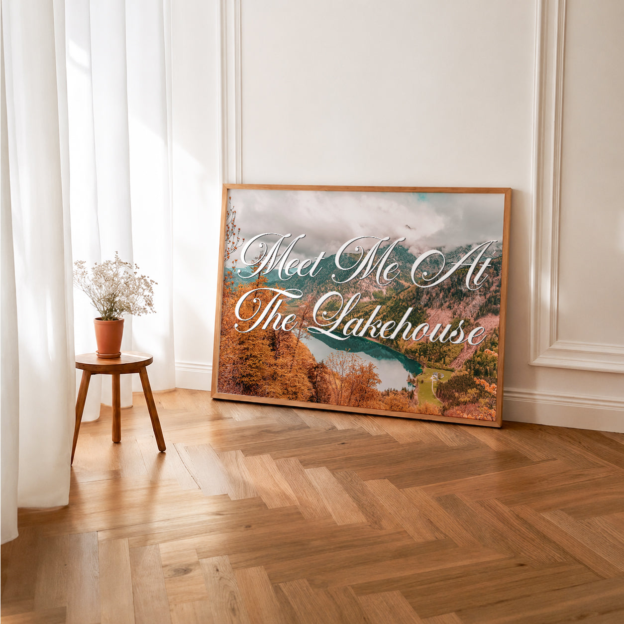 Meet You at the Lake House Art Print | Digital Download