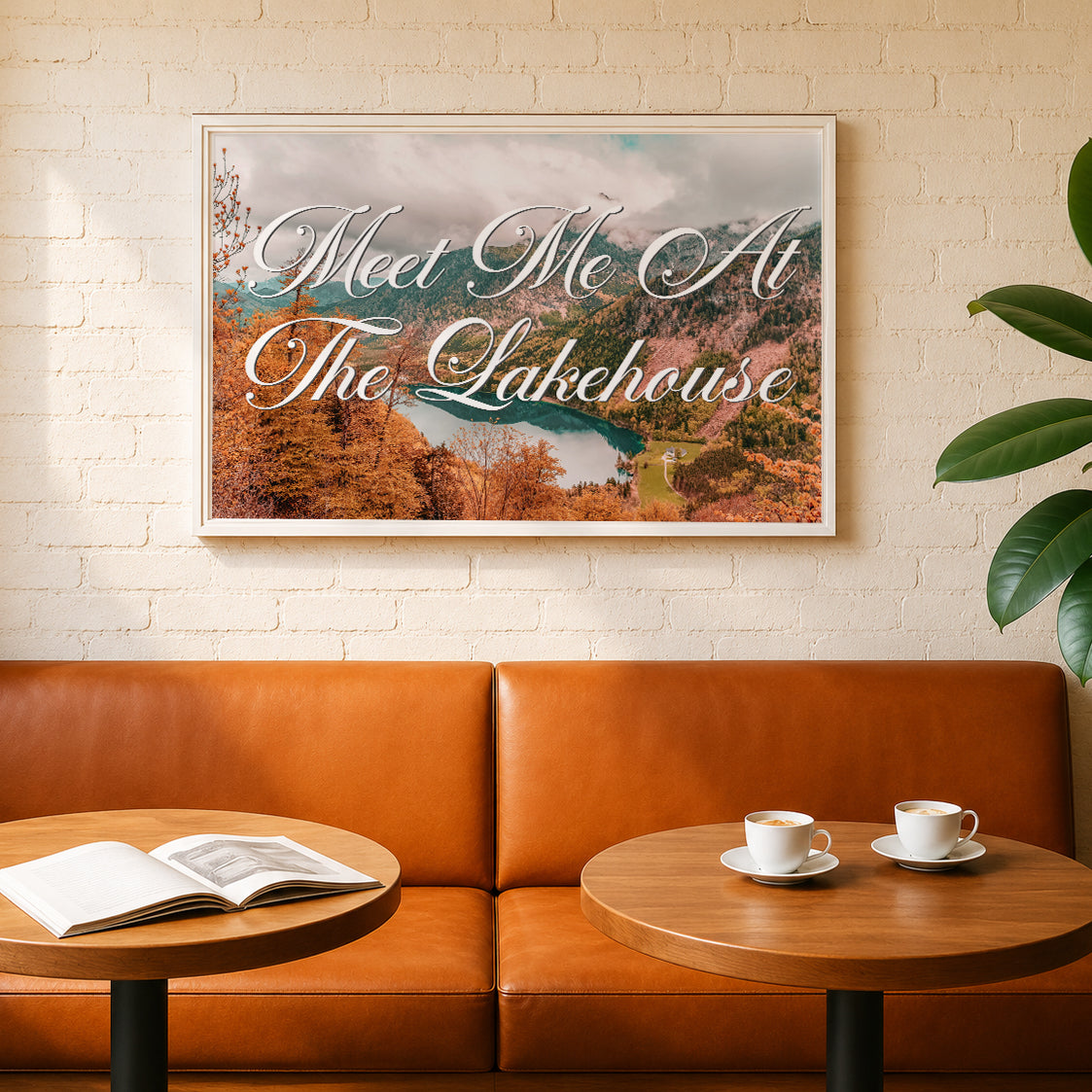 Meet You at the Lake House Art Print | Digital Download