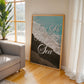 Meet Me By the Sea Print | Black Sand Beach Travel Poster | Digital Wall Art