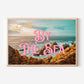 Meet Me By the Sea Postcard Print | Ocean Beach Travel Poster | Digital Wall Art