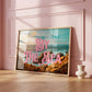 Meet Me By the Sea Postcard Print | Ocean Beach Travel Poster | Digital Wall Art