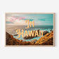 Meet Me In Hawaii Postcard Print | Ocean Beach Travel Poster | Digital Wall Art