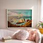 Meet Me In Hawaii Postcard Print | Ocean Beach Travel Poster | Digital Wall Art