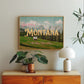Montana: The Last Best Place Print | Meet You In Montana Travel Poster | Colorful Montana Digital Wall Art