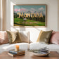 Montana: The Last Best Place Print | Meet You In Montana Travel Poster | Colorful Montana Digital Wall Art