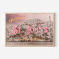 Meet You In St John's Art Print | Snowy Canada Postcard Print | Digital Wall Art