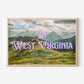 West Virginia: Wild, Wonderful Print | Meet You In West Virginia Travel Poster | Digital Wall Art