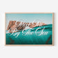 Meet Me By The Sea Wall Print | Oxnard California Travel Poster | Romantic Ocean Print | Digital Wall Art