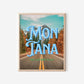 Montana: The Last Best Place Print | Montana Travel Poster | Digital Wall Art