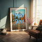 Montana: The Last Best Place Print | Montana Travel Poster | Digital Wall Art