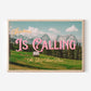 Montana is Calling Print | Meet You In Montana Travel Poster | Montana Digital Wall Art