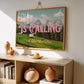 Montana is Calling Print | Meet You In Montana Travel Poster | Montana Digital Wall Art