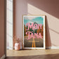 Montana: The Last Best Place Print | Colorful Montana Mountains Travel Poster | Digital Wall Art