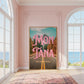 Montana: The Last Best Place Print | Colorful Montana Mountains Travel Poster | Digital Wall Art