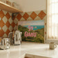 Meet You in Oahu Wall Art | Hawaii Beach Art | Oahu Vintage Style Postcard Print | Digital Wall Art