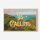 Oahu is Calling Beach Art Print | Waimanalo Lookout Postcard Print | Digital Wall Art