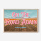 Red Desert Printable Wall Art | Wyoming Wall Art | On the Road Again Road Trip Print | Digital Wall Art