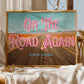 Red Desert Printable Wall Art | Wyoming Wall Art | On the Road Again Road Trip Print | Digital Wall Art