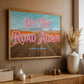 Red Desert Printable Wall Art | Wyoming Wall Art | On the Road Again Road Trip Print | Digital Wall Art
