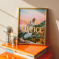 Out of Office Wall Print | Colorful Colorado Mountain | Mountain Landscape Art Poster | Digital Wall Art