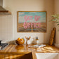 Retro Postcard Print: Out Of Office | Digital Wall Art