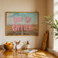 Retro Postcard Print: Out Of Office | Digital Wall Art