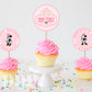 Vintage Minnie Mouse Birthday Cupcake Toppers | Retro Disney Birthday | Vintage Sweet Shop Printable Party Decor