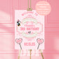 Classic Minnie Mouse Birthday Welcome Sign | Vintage Disneyland Sweet Store Birthday | Sweet Shop Birthday Sign