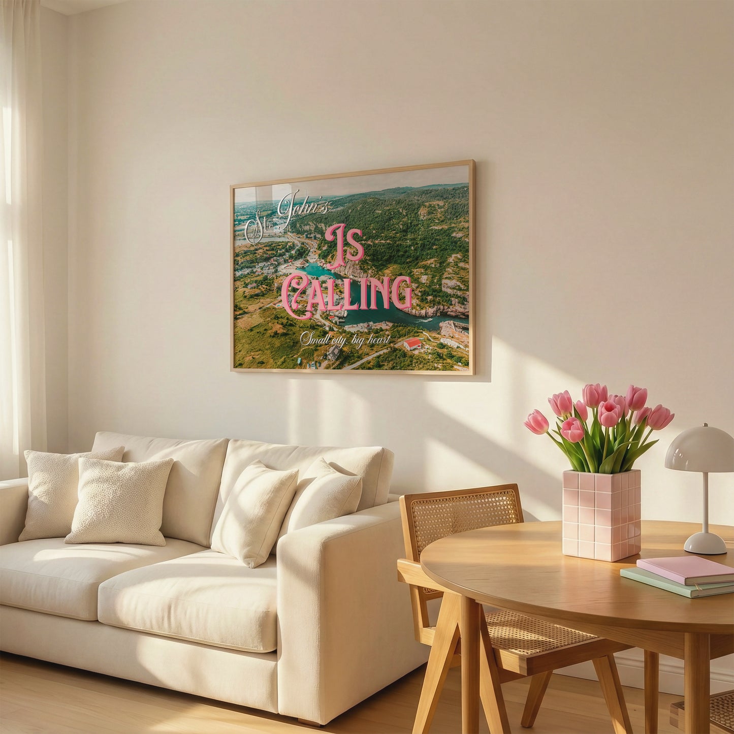 St.John's is Calling Art Print | Canada Postcard Print | Digital Wall Art
