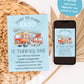 Firetruck Invitation | Firetruck Birthday Invite | Dalmatian Firetruck Sound the Alarm | Fireman Fire Engine Party Evite