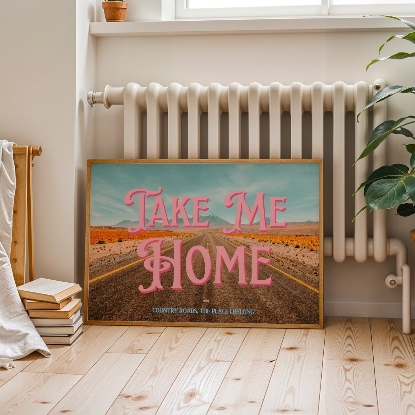 Red Desert Printable Wall Art | Wyoming Wall Art | Take me Home Road Trip Print | Digital Wall Art