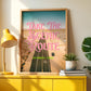 Take the Scenic Route Road Trip Print | Digital Wall Art