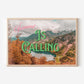 Vermont is Calling Print | Vermont Mountains Travel Poster | Digital Wall Art