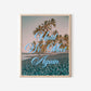 Until We Meet Again Print | Makole'a Black Sand Beach Travel Poster | Hawaii Digital Wall Art