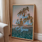 Until We Meet Again Print | Makole'a Black Sand Beach Travel Poster | Hawaii Digital Wall Art