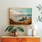 Meet Me By the Sea Postcard Print | Ocean Beach Travel Poster | Digital Wall Art