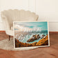 Meet Me By the Sea Postcard Print | Ocean Beach Travel Poster | Digital Wall Art