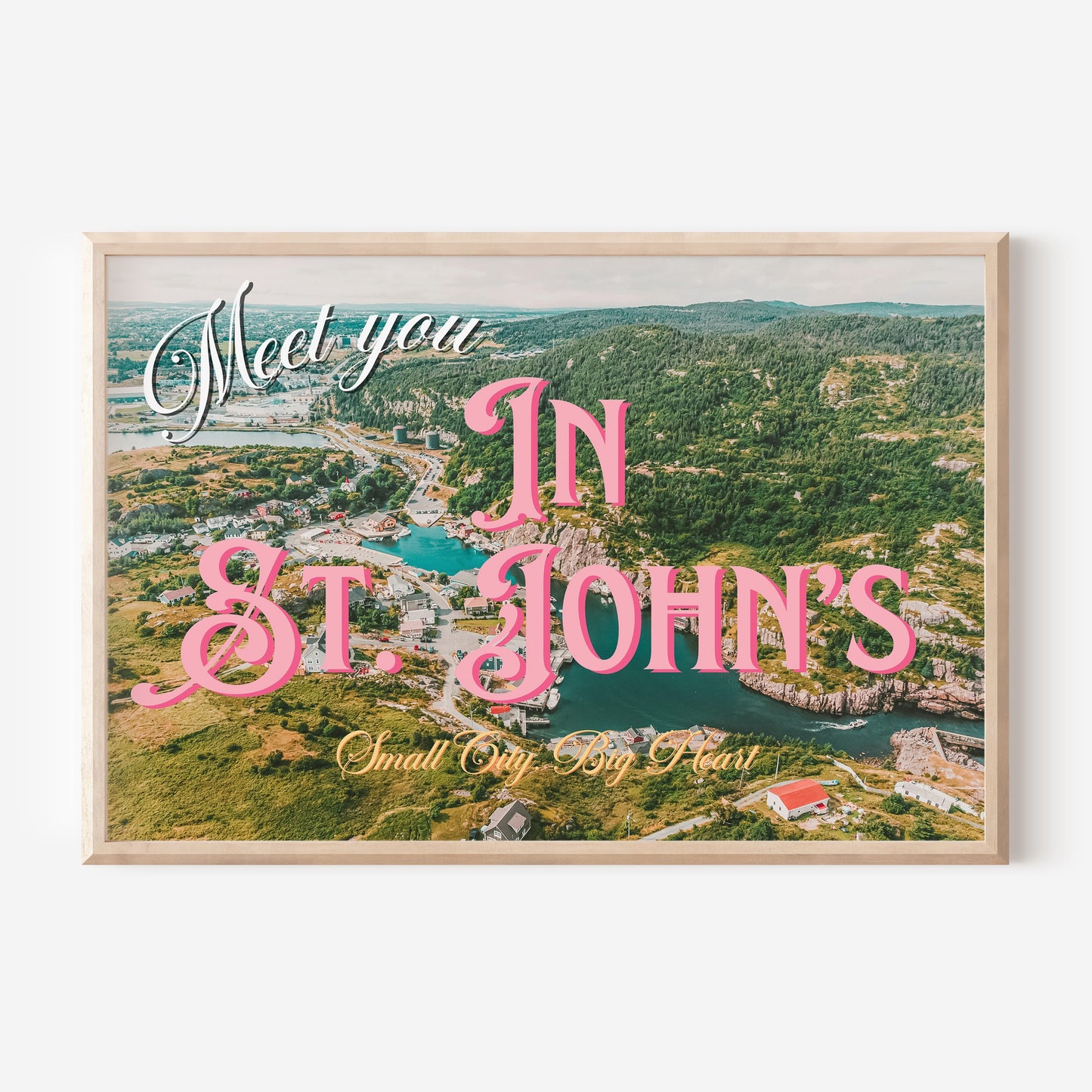 St John's Art Print | Canada Postcard Print | Digital Wall Art