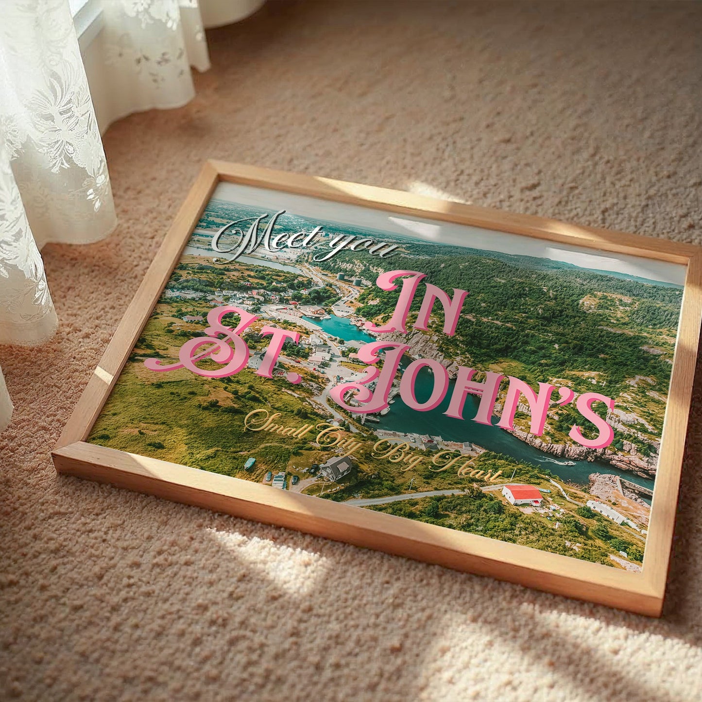 St John's Art Print | Canada Postcard Print | Digital Wall Art