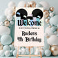 Disneyland Inspired Birthday Welcome Sign | Happiest Birthday On Earth | Disneyland Printable Party Supplies