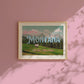Meet You In Montana Print | Montana Mountain Travel Poster | Montana Digital Wall Art