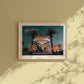 Meet You In Las Vegas Art Print | Nevada Travel Poster | Digital Wall Art