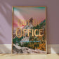 Out of Office Wall Print | Colorful Colorado Mountain | Mountain Landscape Art Poster | Digital Wall Art