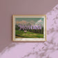 Meet You In Montana Print | Montana Mountain Travel Poster | Montana Digital Wall Art