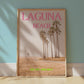 Laguna Beach Art Print | California Travel Poster | Laguna Beach Postcard Art | Digital Wall Art