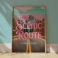 Take the Scenic Route Rocky Mountains Print | Digital Wall Art