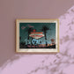 Las Vegas is Calling Art Print | Nevada Travel Poster | Digital Wall Art