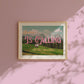 Montana is Calling Print | Meet You In Montana Travel Poster | Montana Digital Wall Art